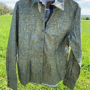 CR Ranchwear Stone Metallic Crosshatch (nwt)